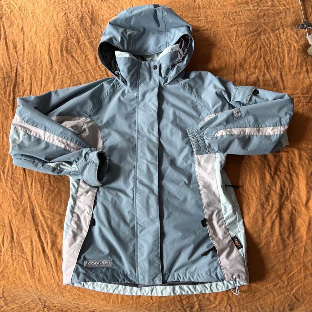 Y2k columbia convert snowboard jacket
